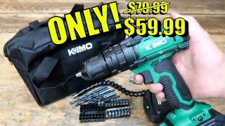 KIMO CORDLESS IMPACT DRIVER DRILL 20V MAX REVIEW UNBOXING