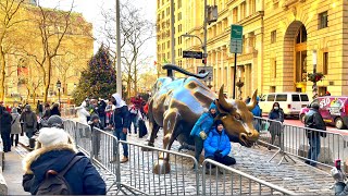 Exploring Lower Manhattan New York City Last Day Of Fall 2021 [4K HDR]