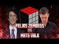 Feliks Zemdegs VS Mats Valk ● 2x2 ● 3x3 ● 4x4 ● 5x5 ● 6x6 ● 3x3 One-Handed