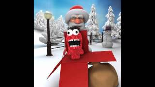 Talking Santa Really Bored