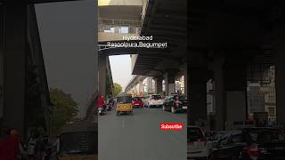 Rasoolpura, Begumpet metro station view Hyderabad Telangana #hyderabad