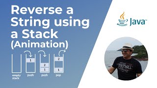 How to reverse a String using a Stack in Java ? | Animation