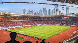 #Timnas MatchDay | SERU... pertama kali nonton Timnas di GBK Senayan (shot on Gopix 4XL)