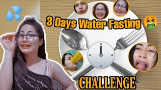 3 DAYS WATER FASTING CHALLENGE 💦 ( OMYYGHAAAD) |Mareen Oliquino