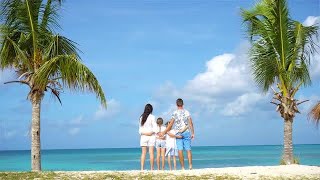 Family On The Beach Stock Video