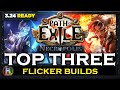 [PoE 3.24] TOP 3 FLICKER STRIKE BUILDS - NECROPOLIS LEAGUE - PATH OF EXILE - POE BUILDS