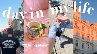 22y.o living in Prague 🧘🏼‍♀️🍜🥂 yoga, shopping spree, exams \u0026 romantic walk