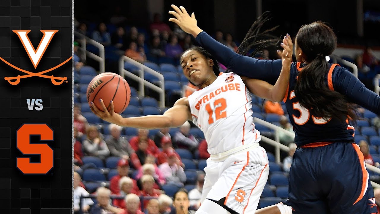 Virginia Vs. Syracuse ACC Women's Basketball Tournament Highlights ...