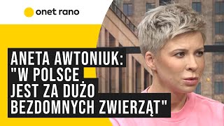 Aneta Awtoniuk: "W Polsce jest za dużo bezdomnych zwierząt"