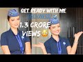 GRWM for flight ✈️   airline cabin crew makeup look step by step by MansiVijay Lockdown 2021