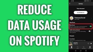 How To Reduce Data Usage On Spotify