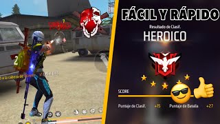 🔴como SUBIR a HEROICO y MAESTRO FÁCIL y RÁPIDO 😳 FREE FIRE clasificatoria temporada 29 🔥