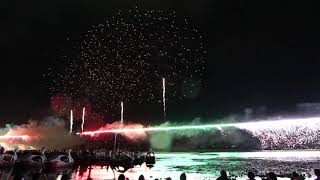 第71回諏訪湖祭湖上花火大会　2019　大ナイヤガラ瀑布