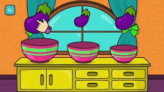 Educational Videos for Kids Matching Food Based on Size