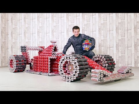 DIY Coca Cola F1 Racing Car from Cans DIY Coca Cola F1 Racing Car from Cans