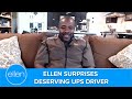 Ellen Delivers Incredible Gift to UPS Driver!