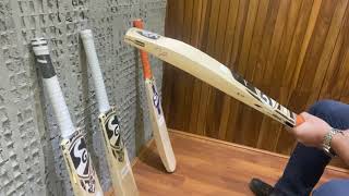 Cricket bat profile comparison of SG’s sponsored internationals