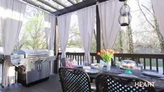 DIY Galvanized Pipe Rods \u0026 Drop Cloth Drapes | withHEART