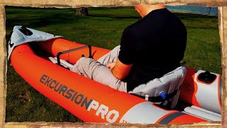 INTEX Excursion PRO Kayak Review ( The Best Budget Inflatable Kayak )