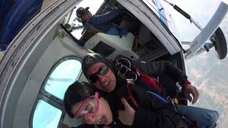 my first expérience  skydiving beni mellal