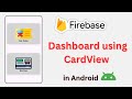 Dashboard (front-end + back-end) using CardView in Android Studio [2024] | @SuShivSuccess