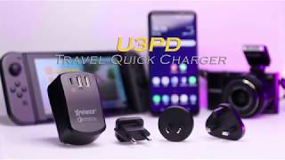 XPower U3PD PD + QC3.0 旅行充電器 The Best PD Travel Charger (Support Switch Dock Mode)