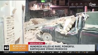 Hundreds killed in rare Morocco earthquake
