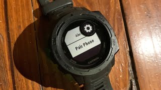 Garmin Instinct WON'T CONNECT to your phone?  Try this to pair your Garmin device!