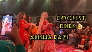 Arisha Razi ne kiya apni Shadi main dance | coolest bride 👰‍♀️ | HamzaShykh