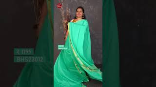 Semi Mysore Silk Saree -\