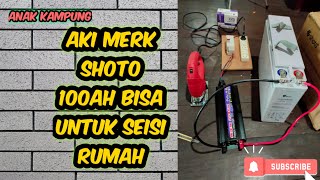 unboxing dan review Aki Shoto 100AH