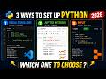 3 Best Ways to Install Python in 2026 (VS Code, Anaconda & Online IDE)