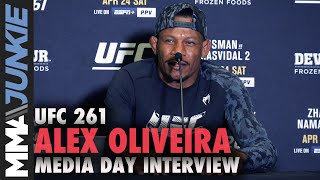 Alex Oliveira hopes Robbie Lawler will accept callout | UFC 261 media day