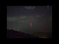 red sprites and gigantic jet lightning