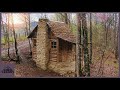 Stone House in the Forest go-it-yourself. Bushcraft Alone. Start to finish