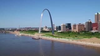 St Louis Arch Aerial Photography and Video Production