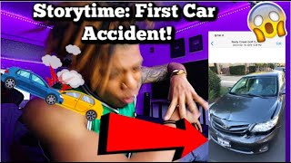 FIRST CAR ACCIDENT!! *HITTING A POLICE OFFICER*😰🚔 PROOF!! | STORYTIME