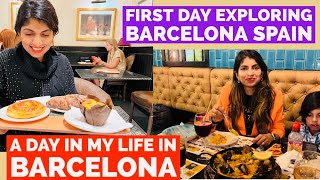 Day in my life in Barcelona | Malayali exploring Barcelona | first day in Barcelona Spain