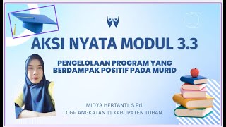 PGP 11 Kabupaten Tuban Midya Hertanti  3.3  Aksi Nyata