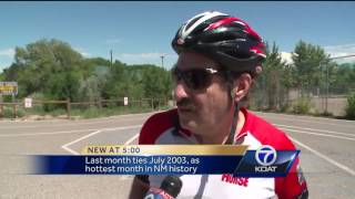 Record-breaking July heat blankets New Mexico