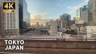 【4K】東海道新幹線　品川駅〜新横浜　車窓/Tokaido Shinkansen Shinagawa Station - Shin-Yokohama