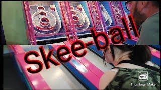 Skee-ball challenge, loser has to write an essay why they lost. Challenge 31