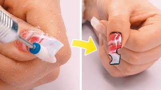 3 Weird Ways To Do Your Nails #shorts