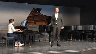 Théo Raffin en masterclass avec Taras Kulish/ Come Paride vezzoso/Elisir d'Amore