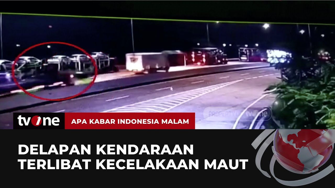 Mencekam! Rekaman CCTV Detik-detik Kecelakaan Di Tol Semarang-Solo ...