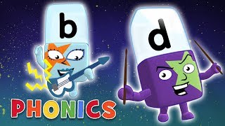 Phonics - Learn to Read | Band of Letters | Alphablocks