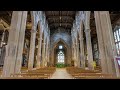 A look inside the unusual Sheffield Cathedral, Sheffield, UK.