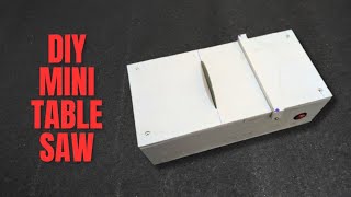 How to Build a Powerful Mini Table Saw at Home!