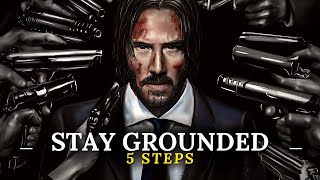 5 MASCULINE Ways To Stay GROUNDED & Calm Under Pressure -RAW Guide..|HIGH Value Men|self development