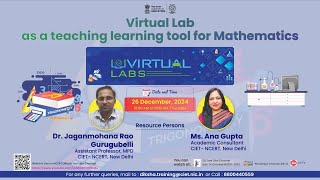 Virtual Labs: Virtual Lab as a teaching learning tool for Mathematics